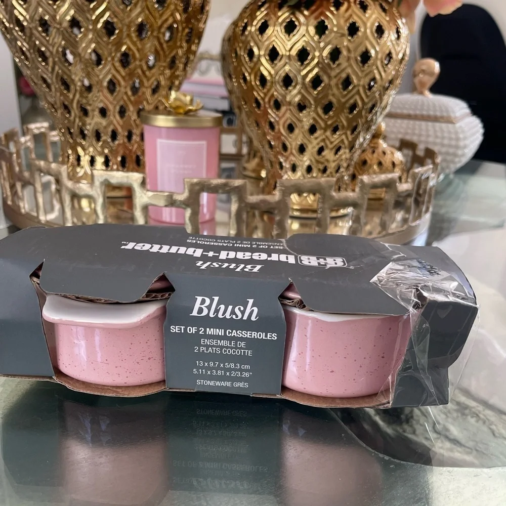 Blush Mini Casseroles Set of 2